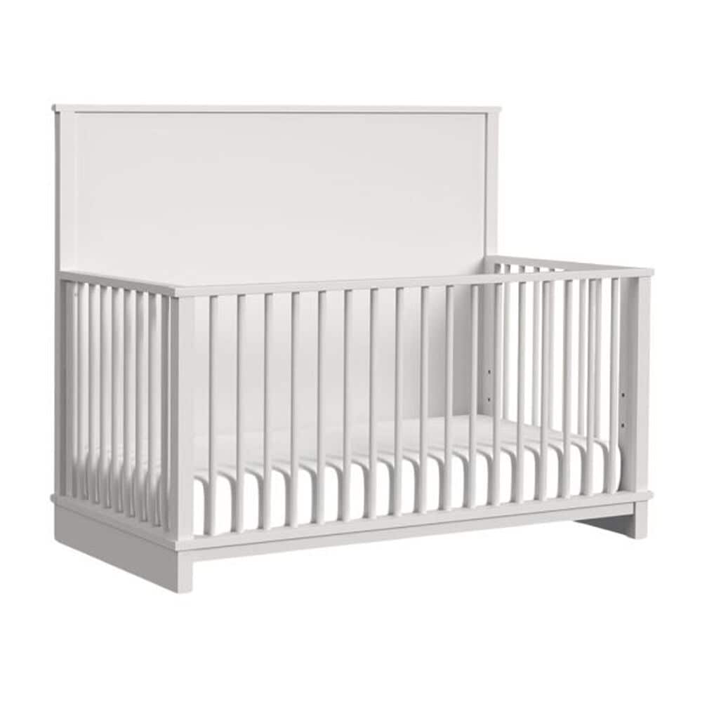 Mayberry Hill Wyller Crib with Guard Rail in White, , large