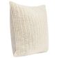 Classic Home Macie 22" Square Throw Pillow in Ivory, , large