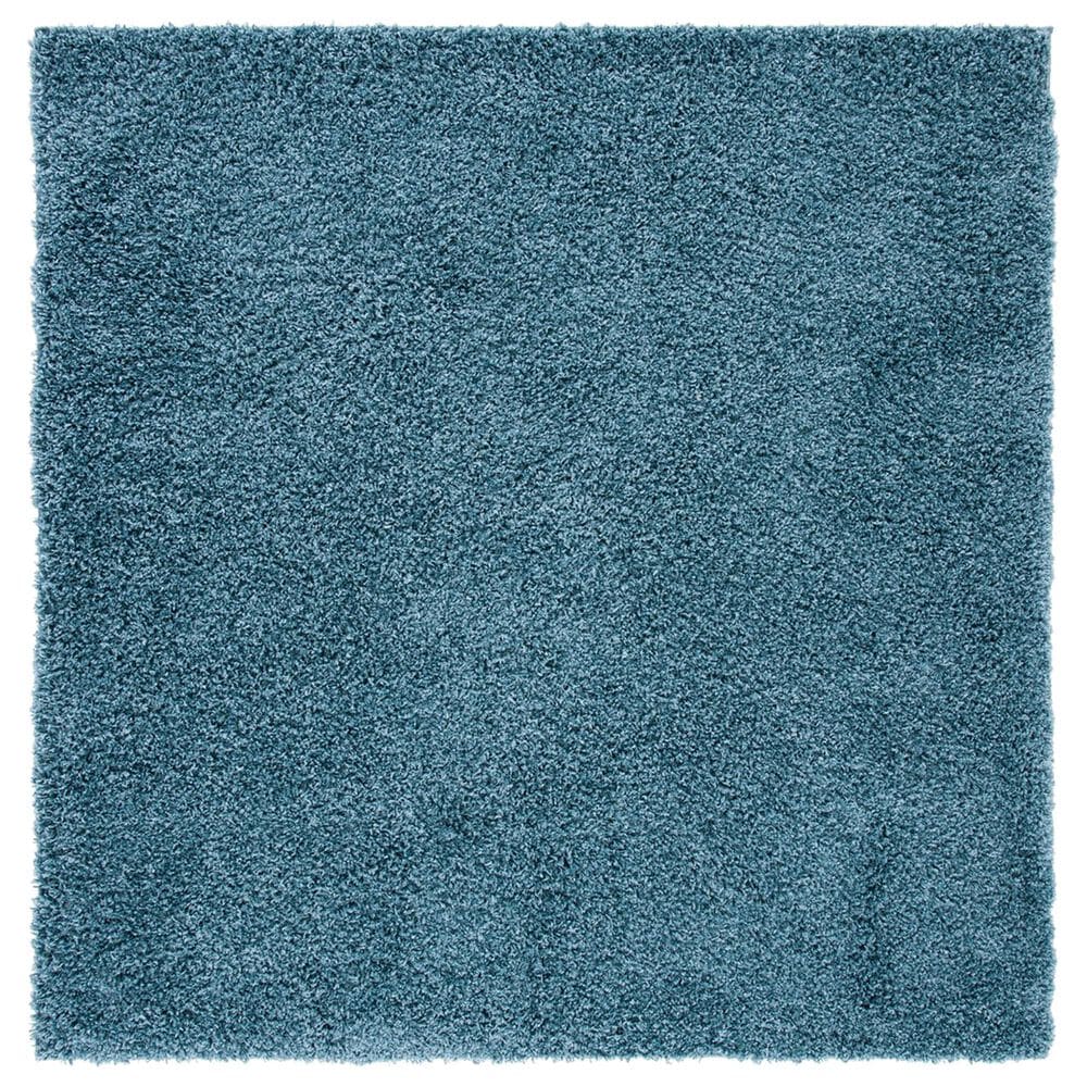Safavieh Venus Shag 5"3" Square Blue Area Rug, , large