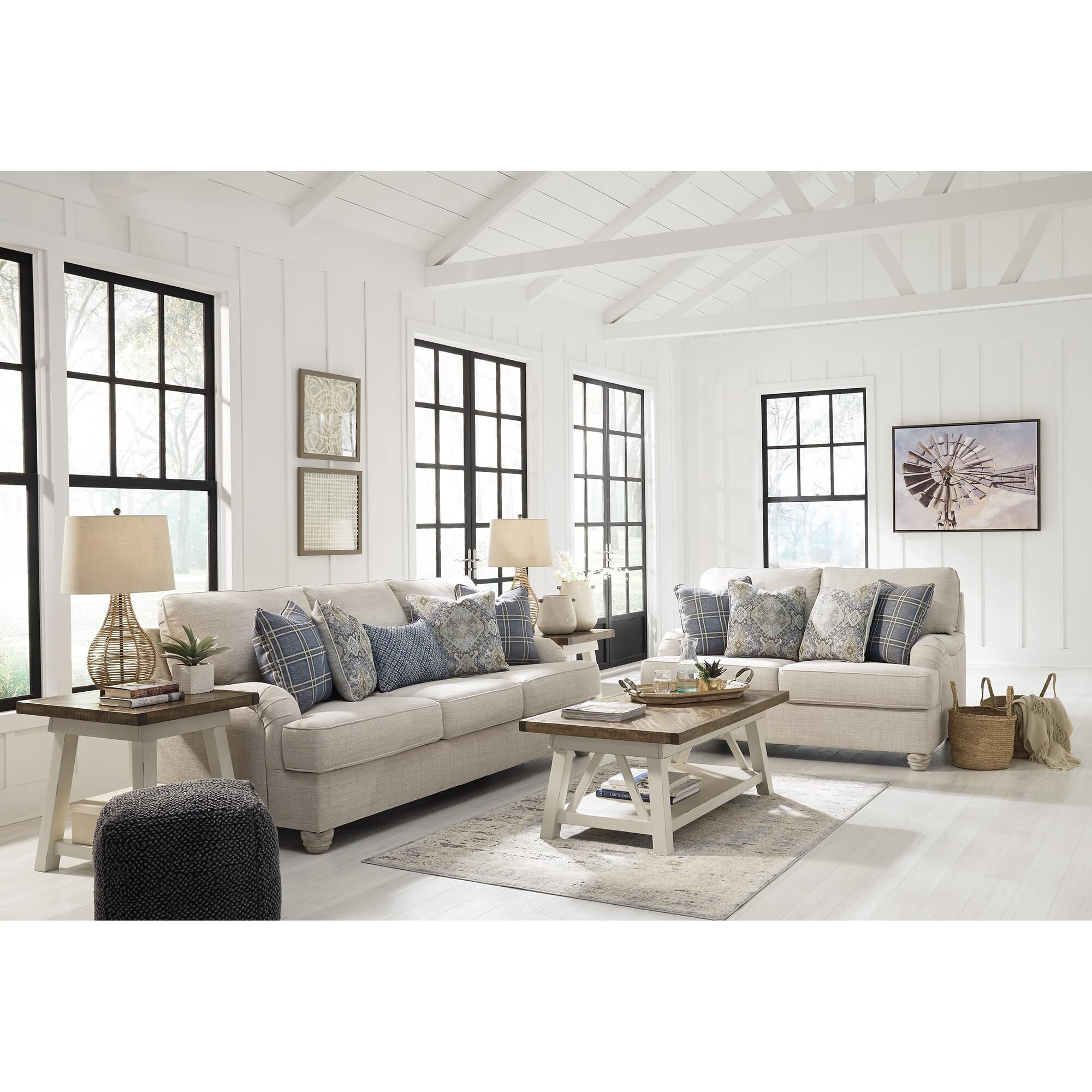 Traemore linen shop sofa