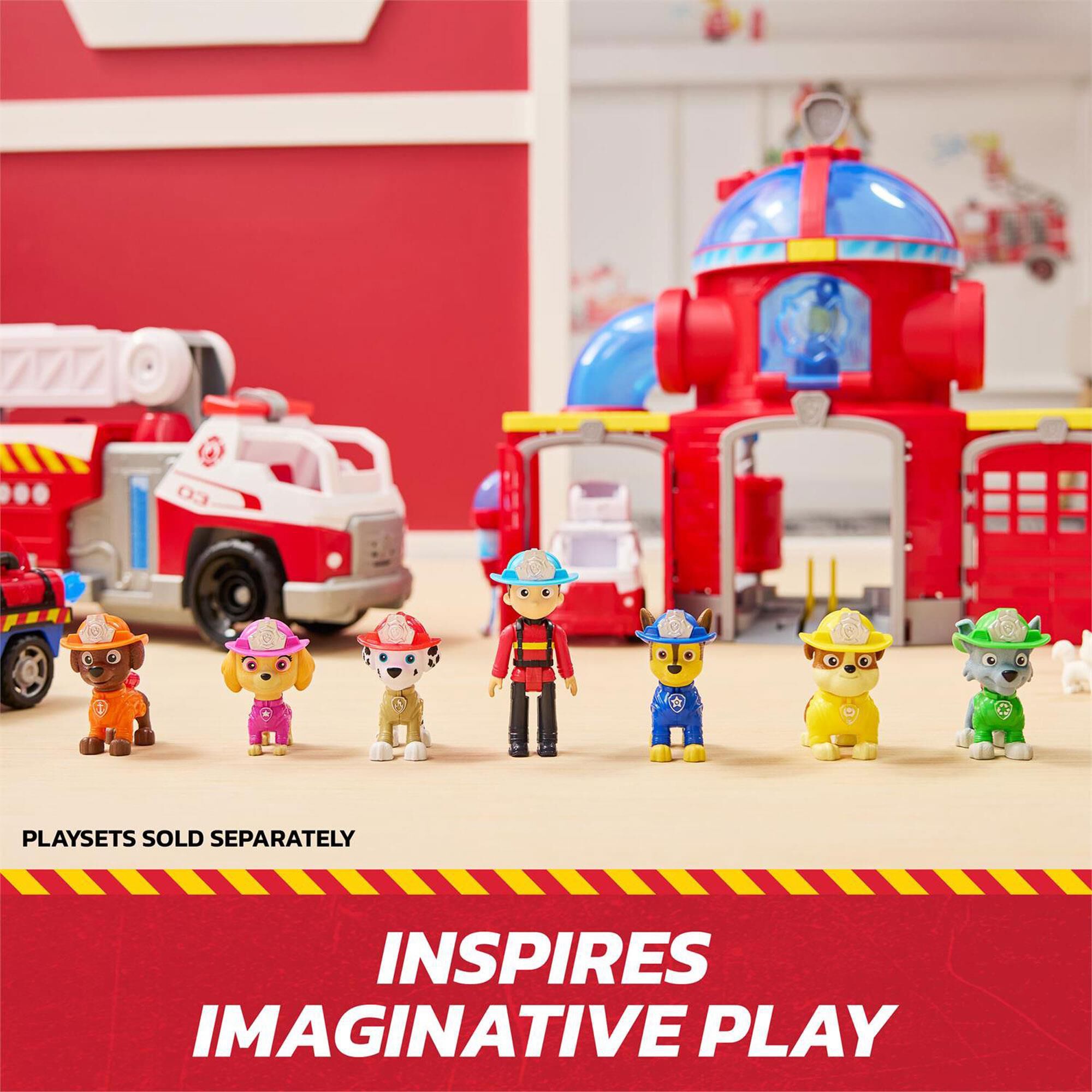 PAW Patrol 7-Piece Fire Rescue Team Figure Pack