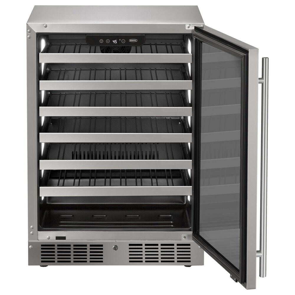 Marvel 5 Cu. Ft. Wine Refrigerator in Stainless Steel, , large