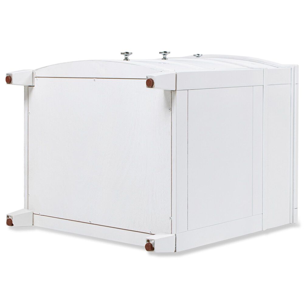 Jennifer Taylor Home Dauphin End Table in Merino White, , large