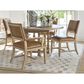 Lexington Home Brands Montecito Colburn Arm Chair with Saddleback Cushion in Light Chestnut Leather and Ivory Finish, , large