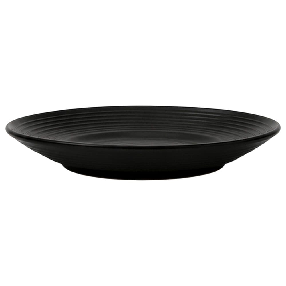 LeadingWare Melamine 10 7/8" Round Plate in Black Satin, , large