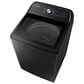 Samsung 5.4 cu. ft. Extra-Large Capacity Smart Top Load Washer with ActiveWave Agitator and Super Speed Wash in Brushed Black, , large