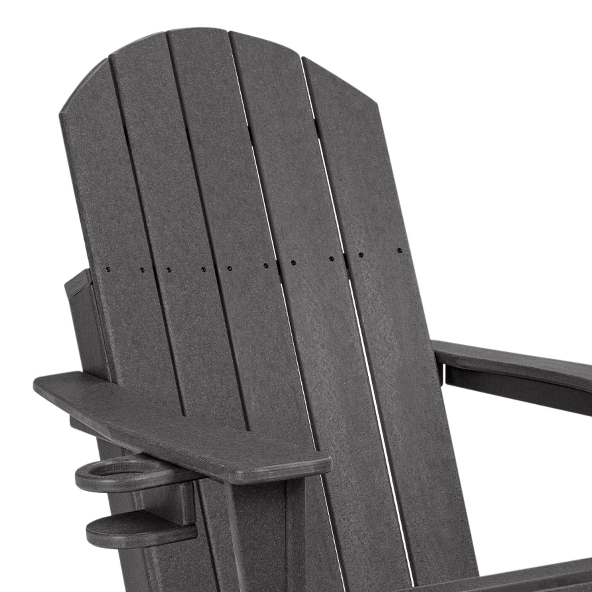 Osaki Heavy Duty Extra Wide Adirondack Chair in Grey NFM