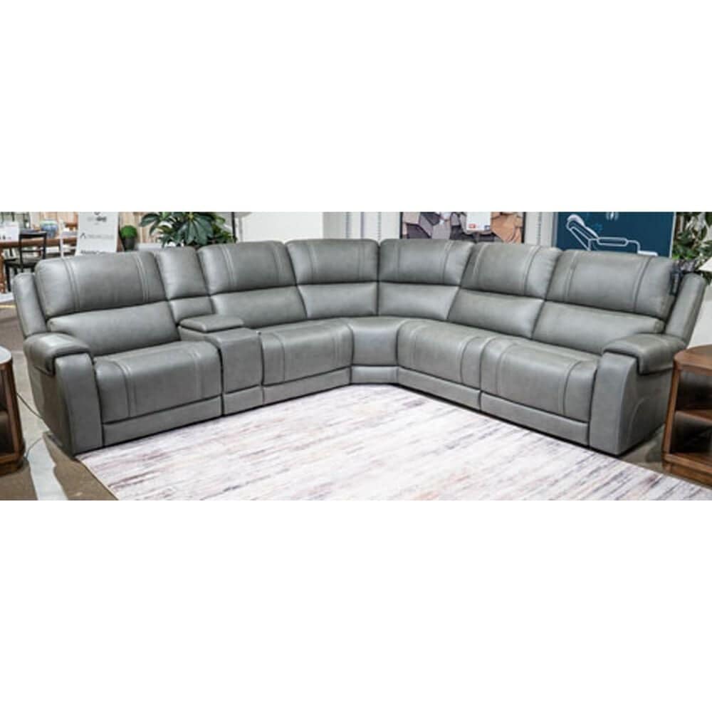 Ashley Pittson 6-Piece Power Reclining Curved Sectional in Anchor, , large
