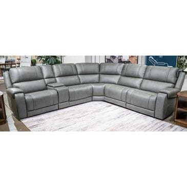 Ashley Pittson 6-Piece Power Reclining Curved Sectional in Anchor, , large