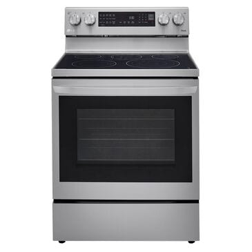 LG 6.3 Cu. Ft. Smart Wi-Fi Enabled True Convection InstaView Electric Range with Air Fry in Stainless Steel, , large