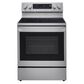 LG 6.3 Cu. Ft. Smart Wi-Fi Enabled True Convection InstaView Electric Range with Air Fry in Stainless Steel, , large