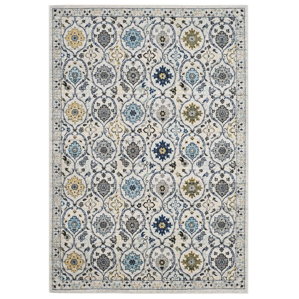 Safavieh Evoke EVK210C-5 5&#39;1&quot; x 7&#39;6&quot; Ivory/Blue Area Rug, , large