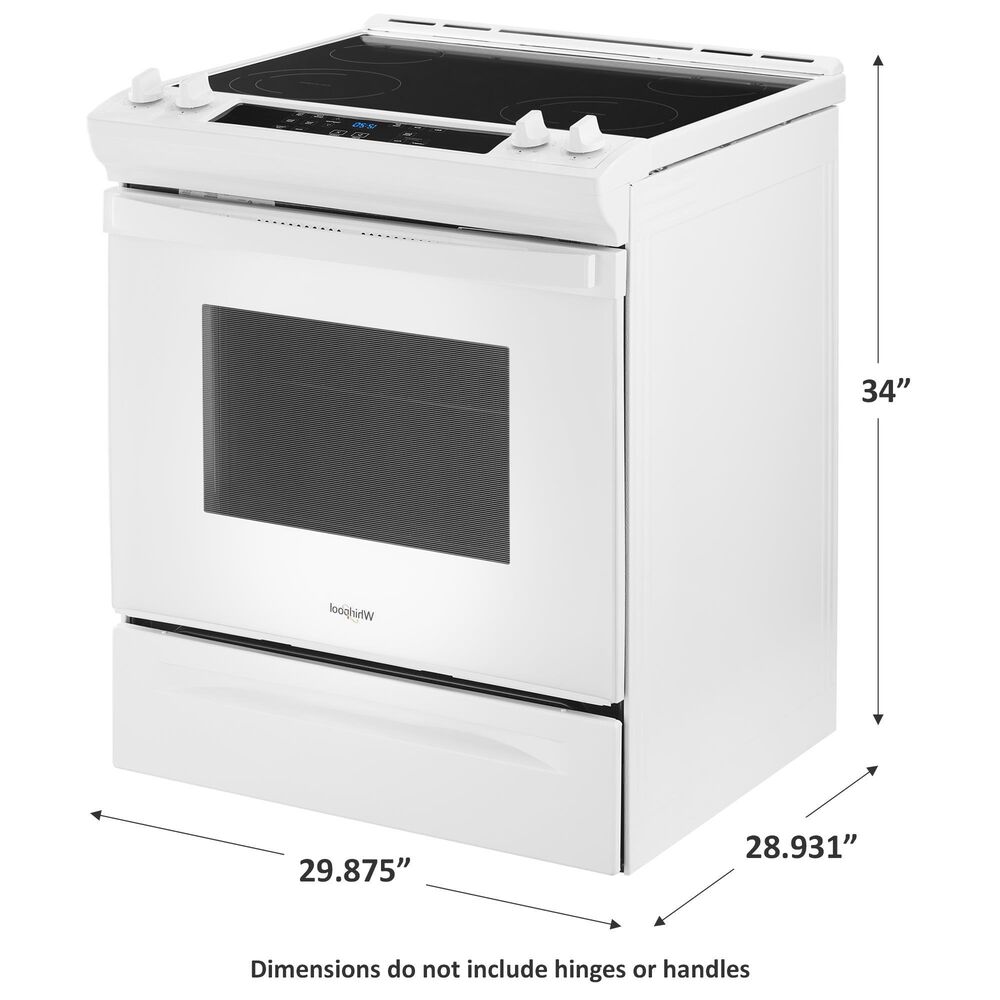 Whirlpool 4.8 Cu. Ft. Tall Range with Self Clean Oven Cycle in White, , large