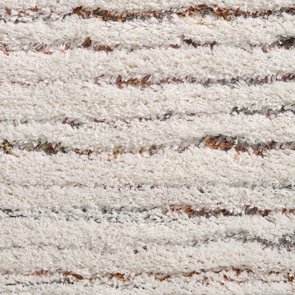 Loloi Levitt Shag 4&#39; x 6&#39; Ivory and Multicolor Area Rug, , large