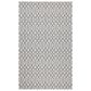 Safavieh Martha Stewart Cotton 6"7" x 9" Silver and Grey Area Rug, , large