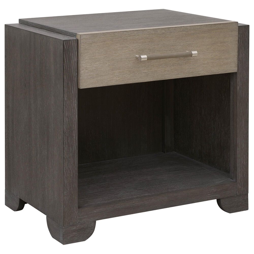 Nicolette Home Anderson Park Dark 1-Drawer Nightstand in Moose Trail and Frontier Brown, , large
