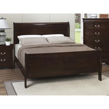 Pacific Landing Louis Philippe Full Bed in Rich Cappuccino, , large
