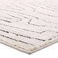 Jaipur Eva Newlyn 2"6" x 8" Morganite, Oatmeal, French Oak, Coconut Cream and Licorice Runner, , large