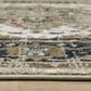 Oriental Weavers Venice Milan 2"3" x 7"6" Beige and Blue Runner, , large
