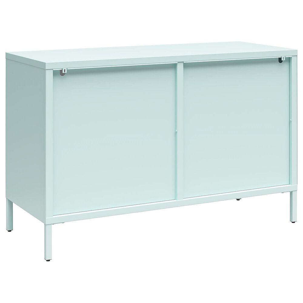 DHP Luna Wide 2-Door Accent Cabinet with Fluted Glass in Sky Blue, , large
