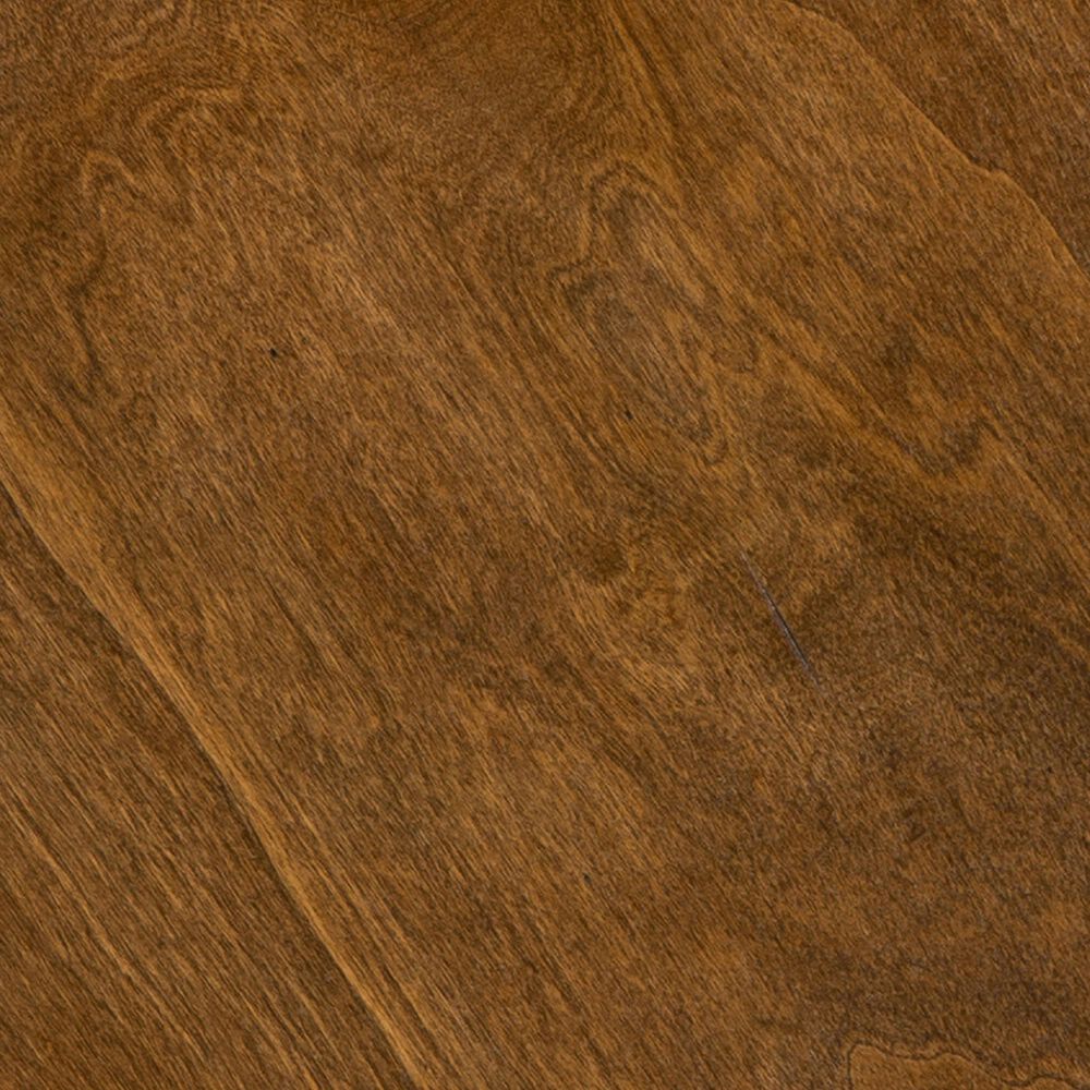 Linon Home Decor Haywood Swivel Backless Stool in Brown, , large