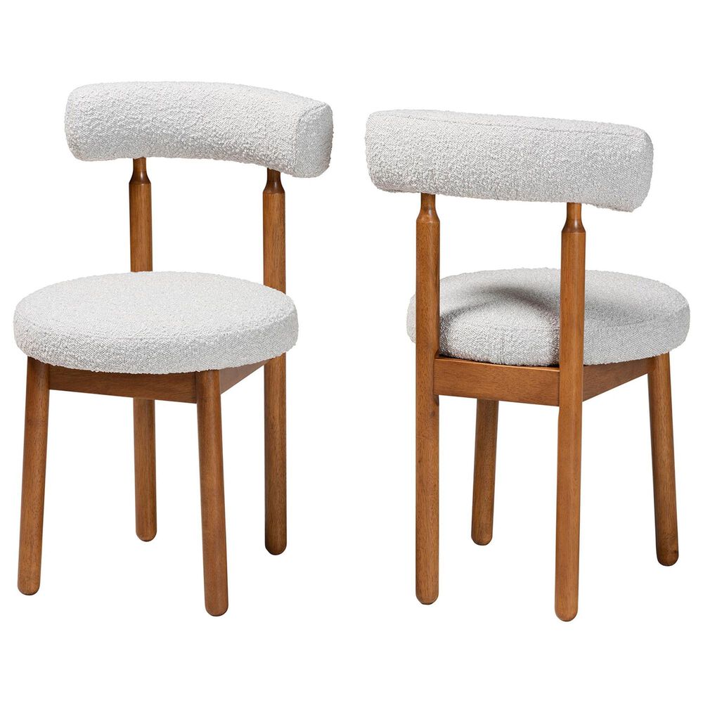 Baxton Studio Edric Side Chair in Walnut Brown (Set of 2), , large