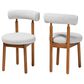 Baxton Studio Edric Side Chair in Walnut Brown (Set of 2), , large