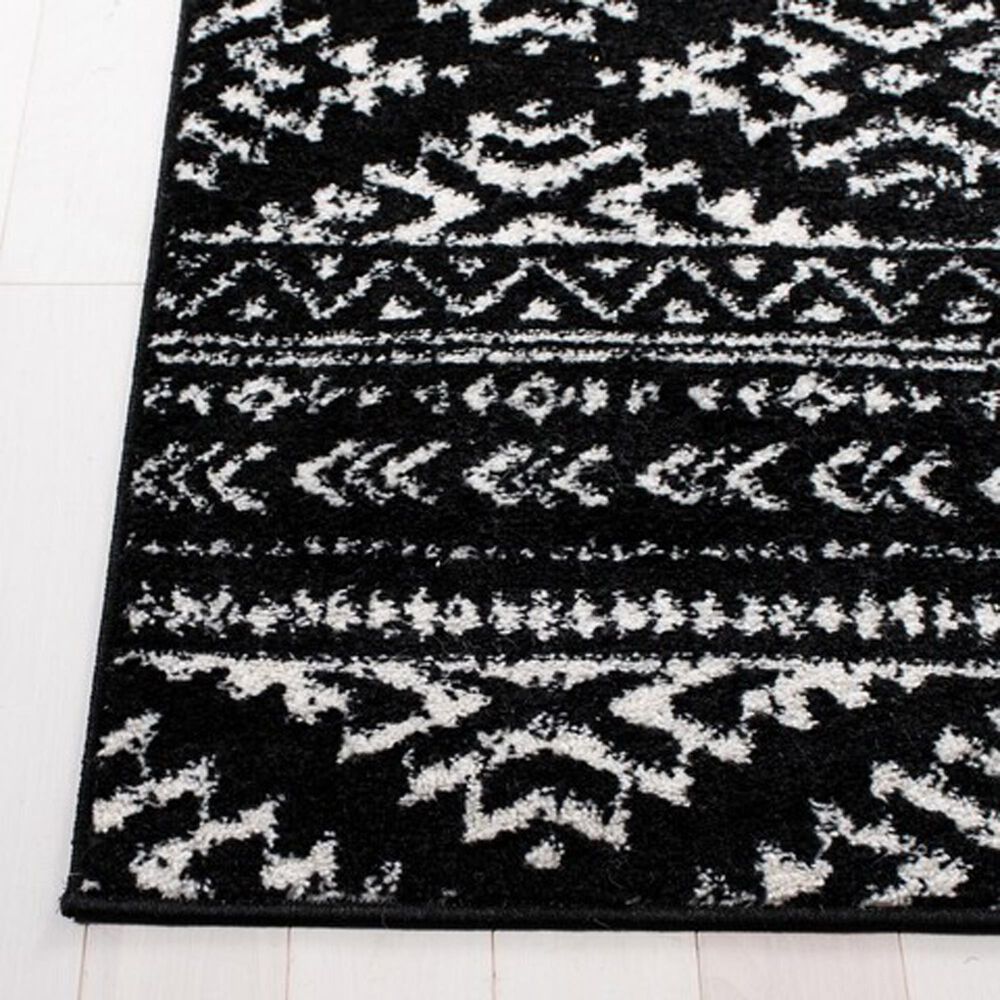 Safavieh Tulum  6&#39; x 9&#39; Black and Ivory Area Rug, , large