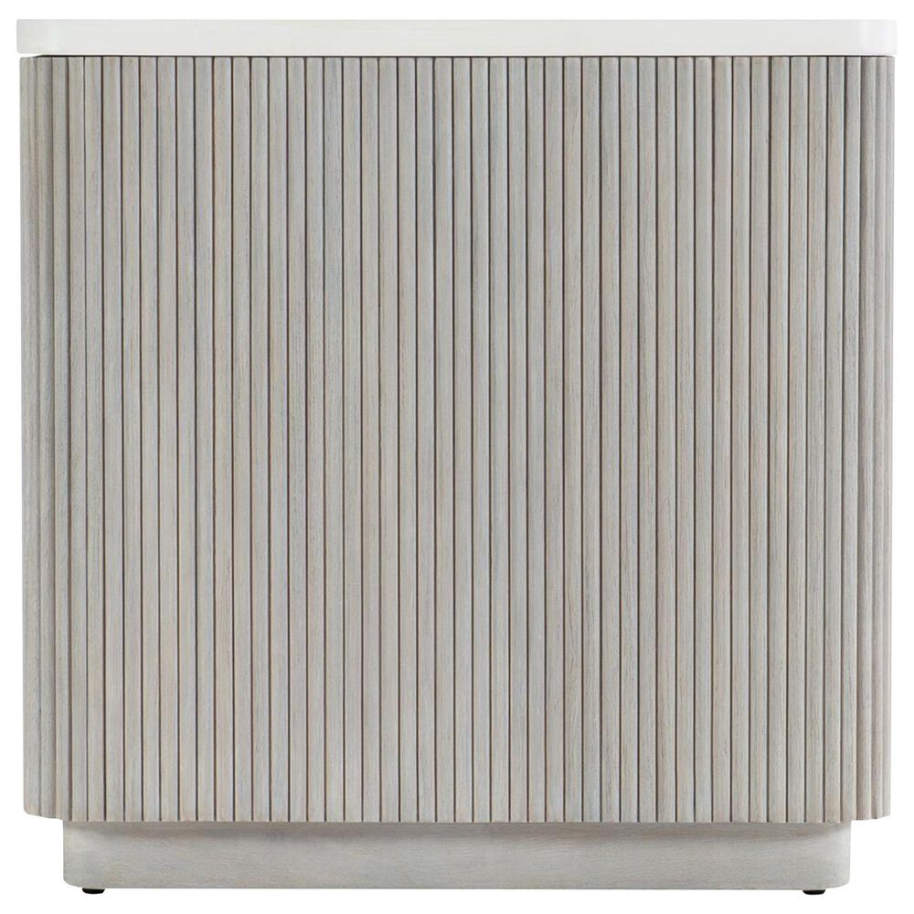 Bernhardt Colonnade End Table in Grey and White, , large