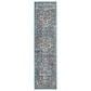 Amer Rugs Alexandria 2"6" x 10"3" Sea Blue Runner, , large