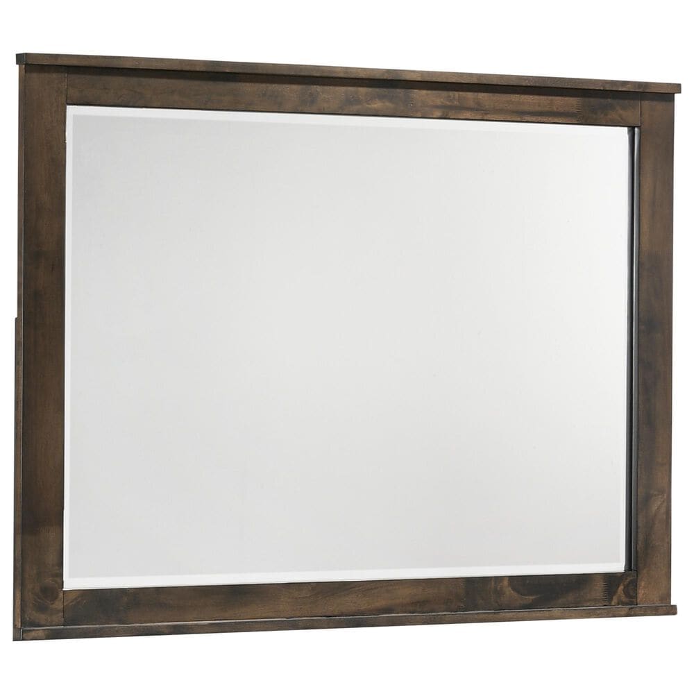 New Heritage Design Blue Ridge Dresser Mirror in Rustic Gray, , large
