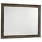 New Heritage Design Blue Ridge Dresser Mirror in Rustic Gray, , large