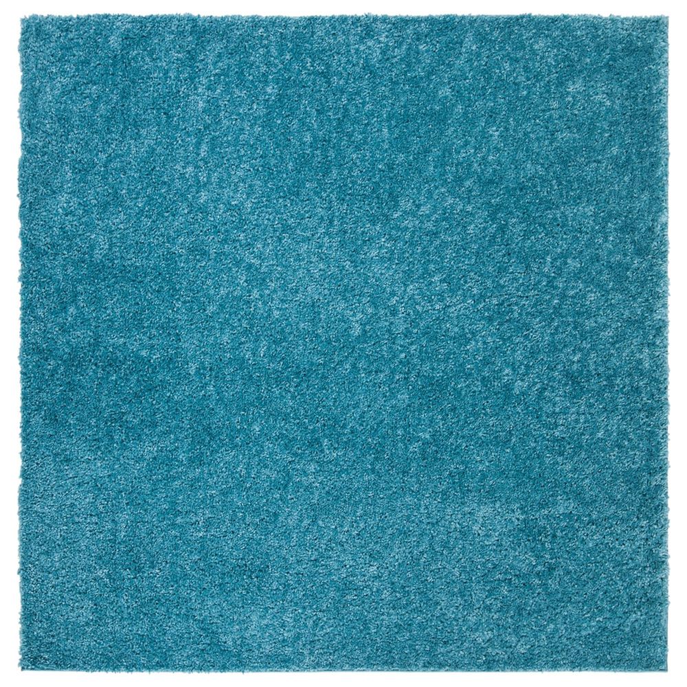 Safavieh August Shag 9" Square Turquoise Area Rug, , large