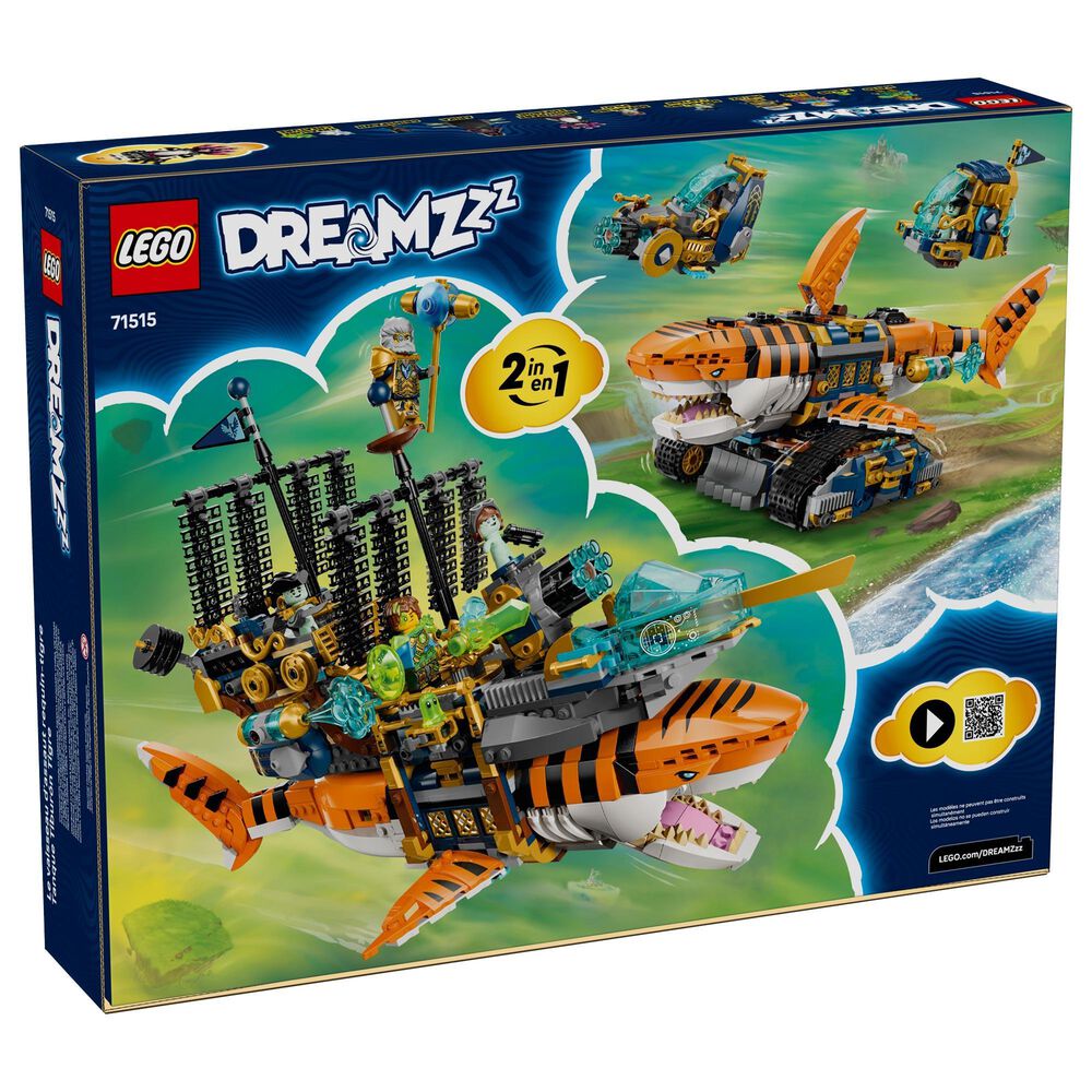 LEGO DREAMZzz Tiger Shark Tank Building Set, , large