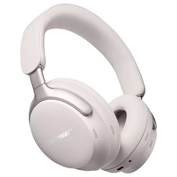 Bose QuietComfort Ultra Wireless Noise Cancelling Over-the-Ear Headphones in White Smoke, , large