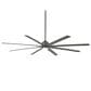 Minka-Aire Xtreme H2O 84" Indoor/Outdoor Ceiling Fan in Smoked Iron, , large