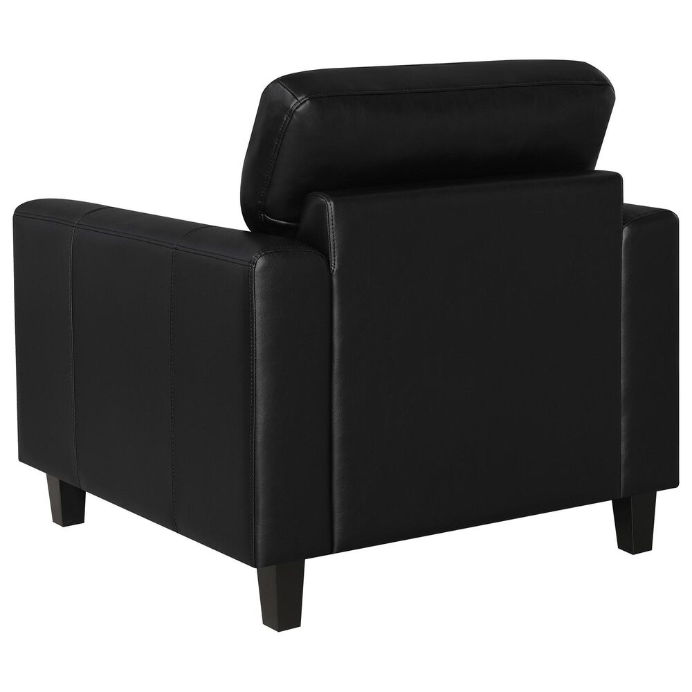 Coaster Scotland Accent Arm Chair in Black, , large