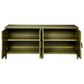Uttermost Palais 4-Door Cabinet in Olive and Brass, , large
