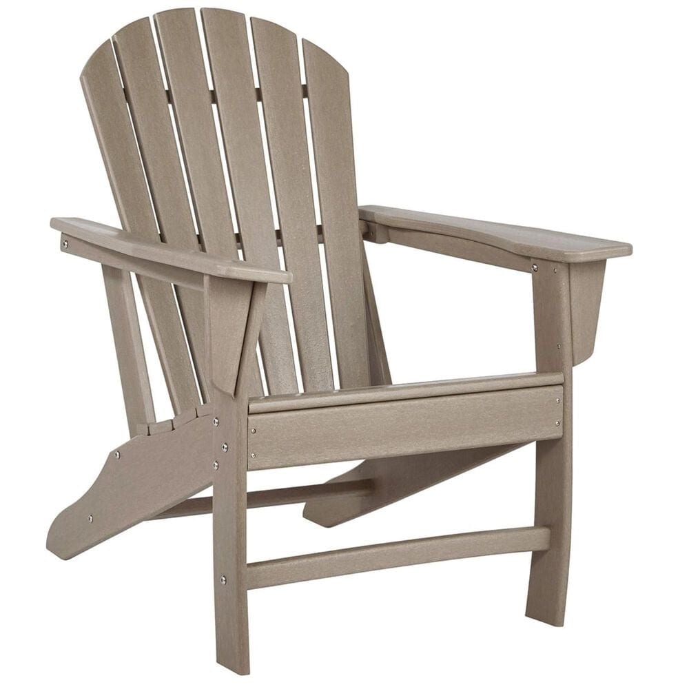 Ashley Sundown Treasure Adirondack Chair in Grayish Brown, , large