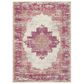 Nourison Passion PSN03 5"3" x 7"3" Ivory and Fushia Area Rug, , large
