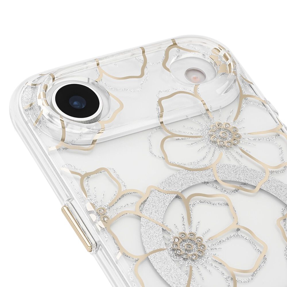 Case-Mate Floral Gems MagSafe Case for iPhone 17 Air in Gold, , large