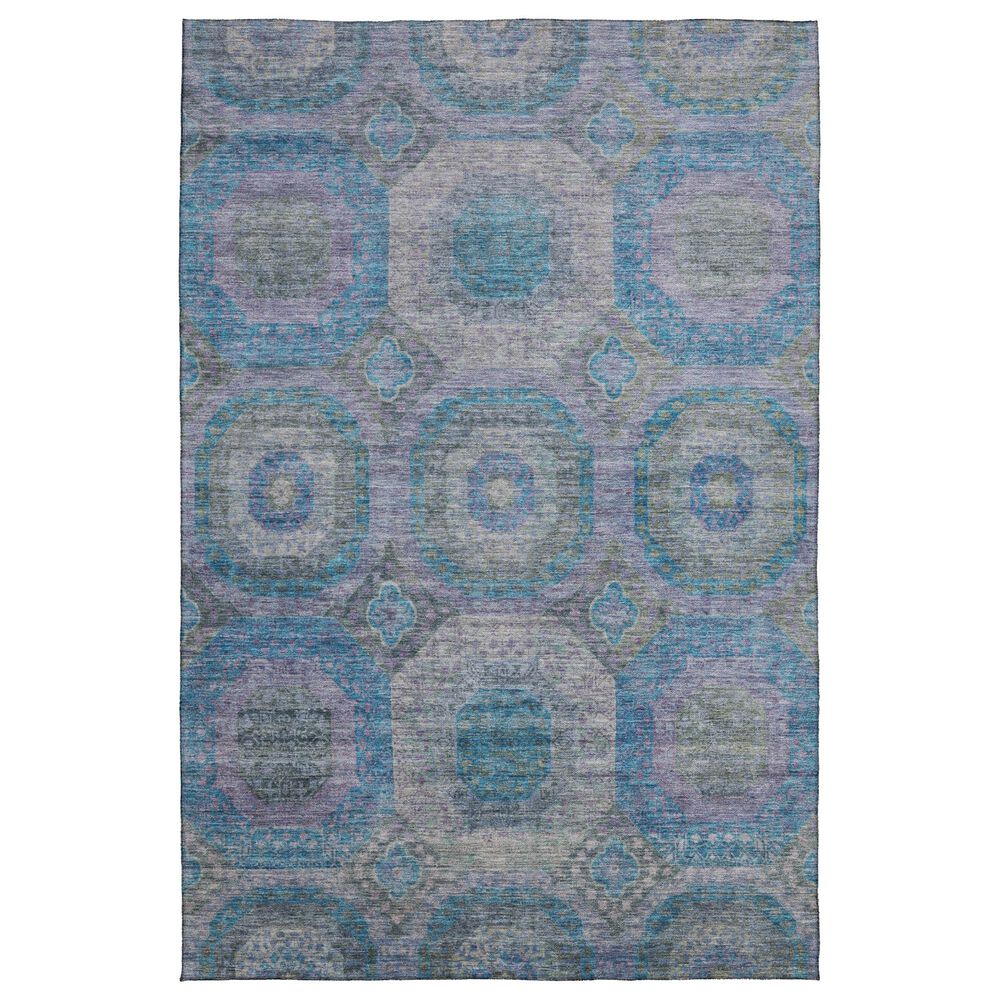 Dalyn Rug Company Karaj KJ6 3" x 5" Blue Indoor/Outdoor Area Rug, , large