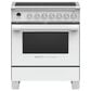 Fisher and Paykel 30" Classic Induction Range with 4 Burners in White, , large