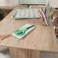 Sauder Craft Workstation with Storage in Khaki Pine, , large