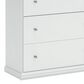 Ashley Bostwick Shoals 6-Drawer Dresser and Mirror in White, , large