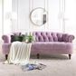 Jennifer Taylor Home La Rosa Stationary Sofa in Lavender Velvet, , large
