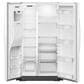 Whirlpool 28.7 Cu. Ft. Freestanding Side by Side Refrigerator in White, , large