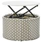 HOMLUX Patio Furniture Round Outdoor Sectional Sofa Set in Grey, , large