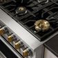 Monogram 36" All Gas Professional Range with 4 Burners and Griddle in Stainless Steel, , large