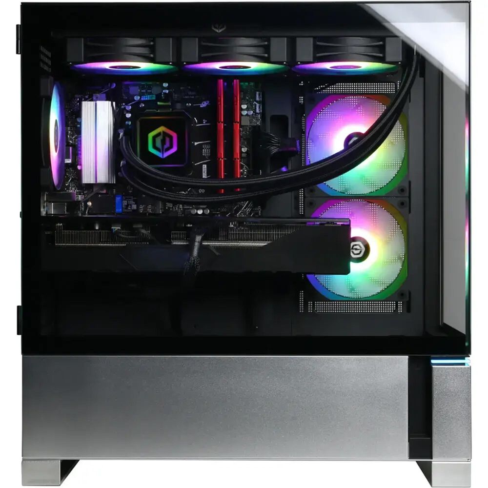 CyberPowerPC Gamer Supreme Gaming Desktop PC | AMD Ryzen 9 9900X - 32GB RAM - NVIDIA GeForce RTX 5080 Graphics - 2TB SSD in Black, , large
